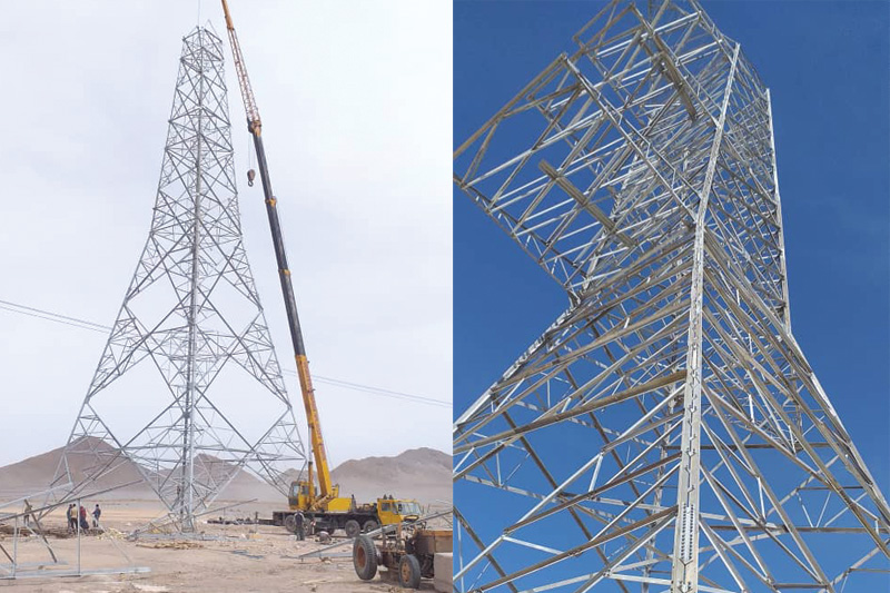power transmission tower export